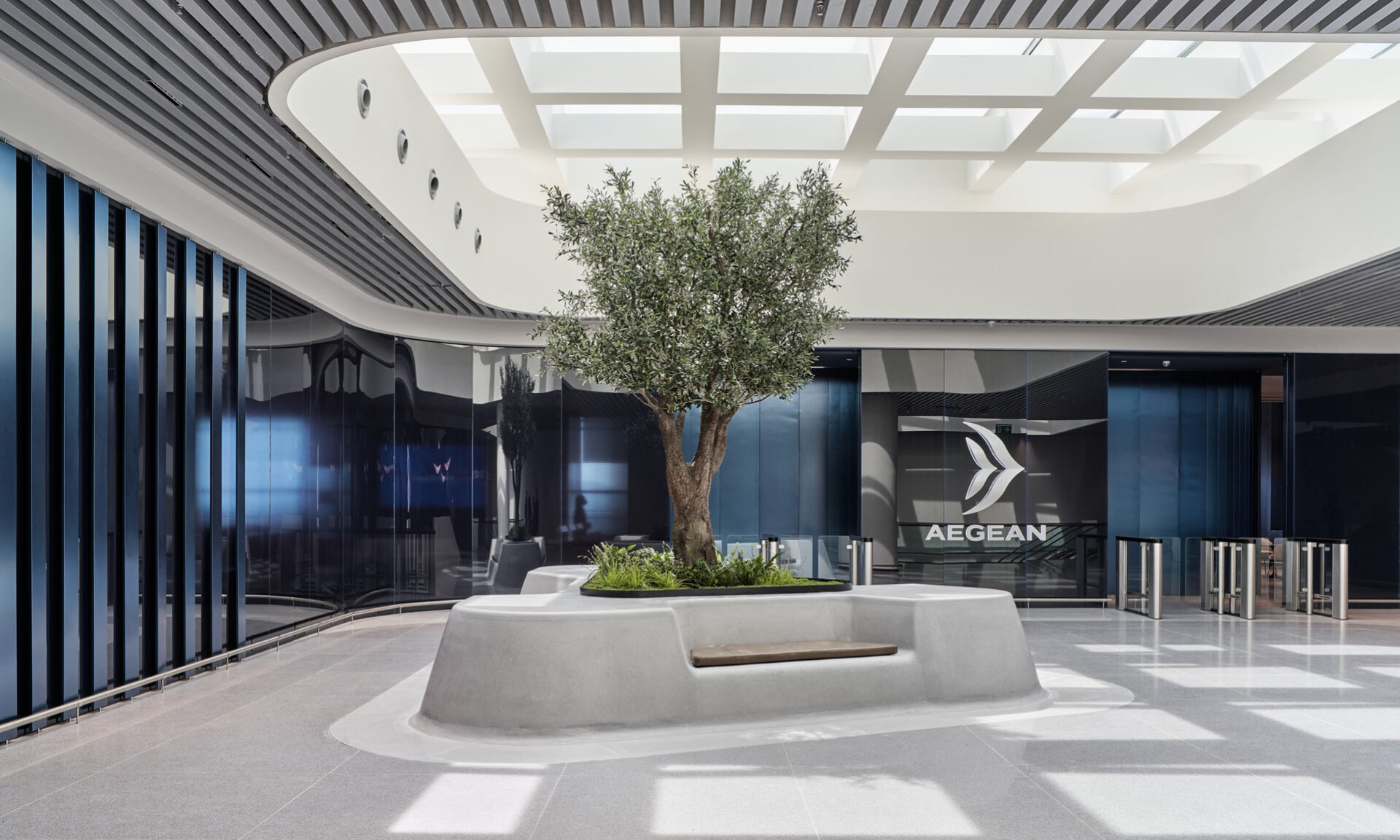 A peek into Aegean Airlines AIA business lounge