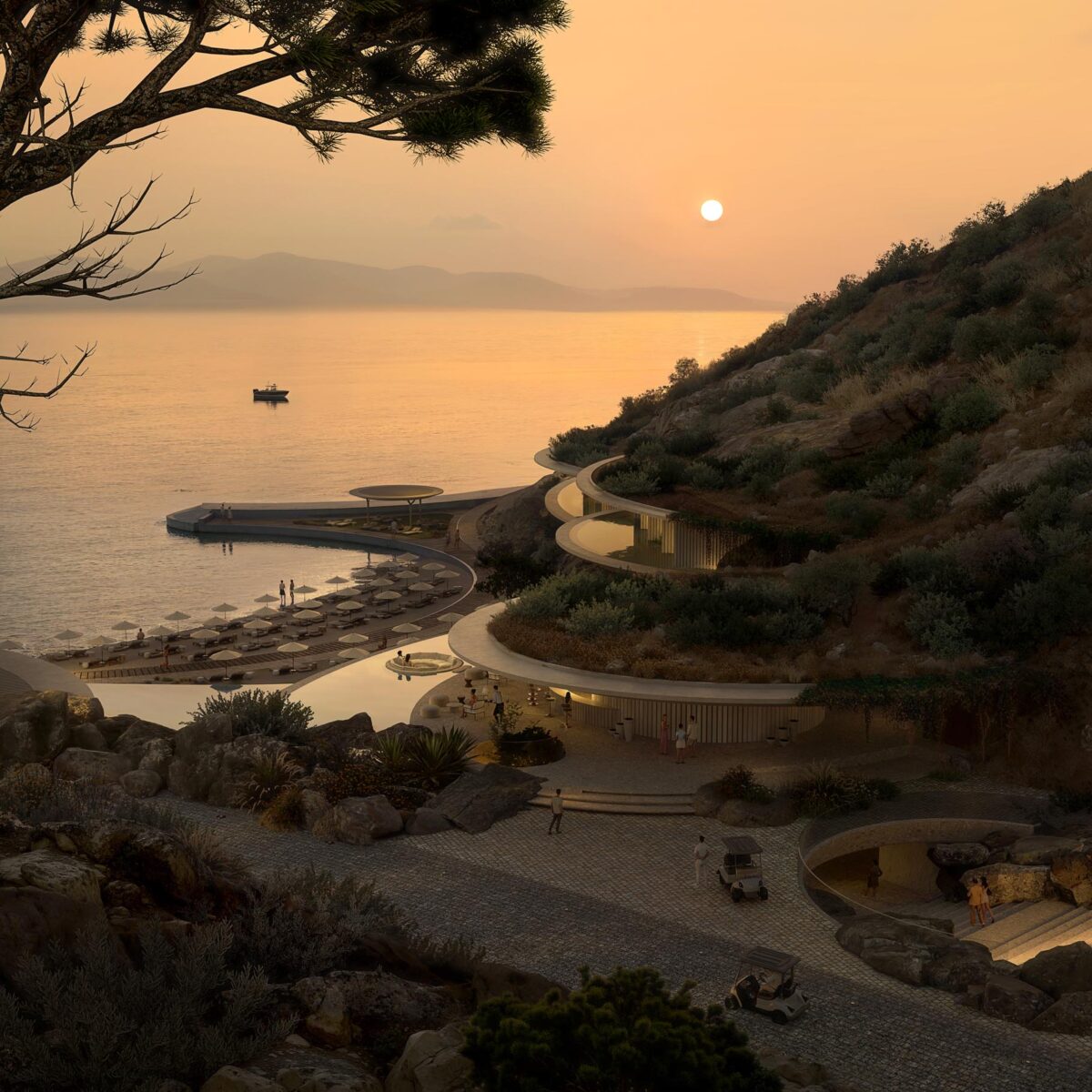 Kyklos Cove coming to life in Crete’s Elounda Hills